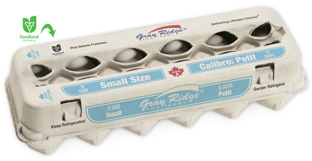 Gray Ridge Smal White Eggs