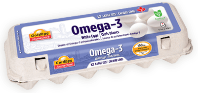 Omega-3 Large White Eggs