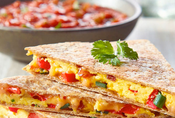 Crispy Breakfast Quesadillas