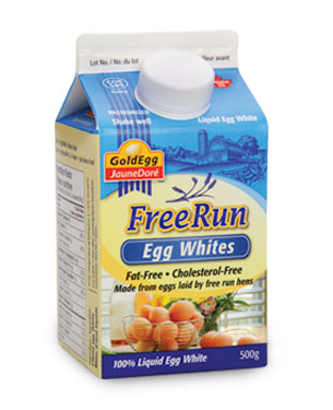 Free Run Egg Whites Liquid Egg